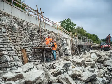 Die Bauwerksanierung zählt zu den angebotenen Dienstleistungen der Spesa Spezialbau und Sanierung